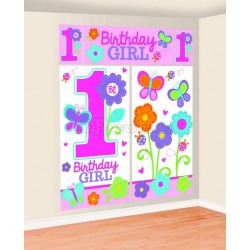  1 dzimšanas diena  -   sienu rotājumi komplekts