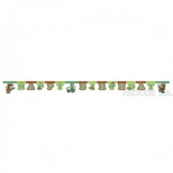 Буквенная гирлянда  "Happy Birthday"  Хороший динозавр 