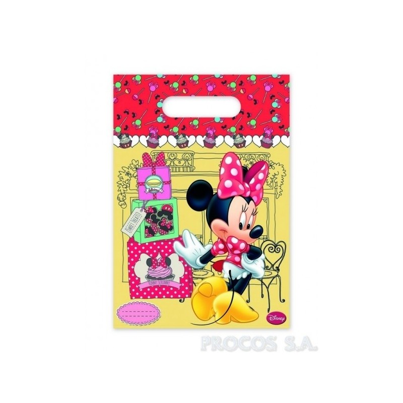 Подарочные пакеты Мышка Минни 6 шт