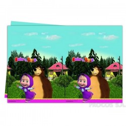 Скатерть из пластика  Маша и медведь 120x180 см