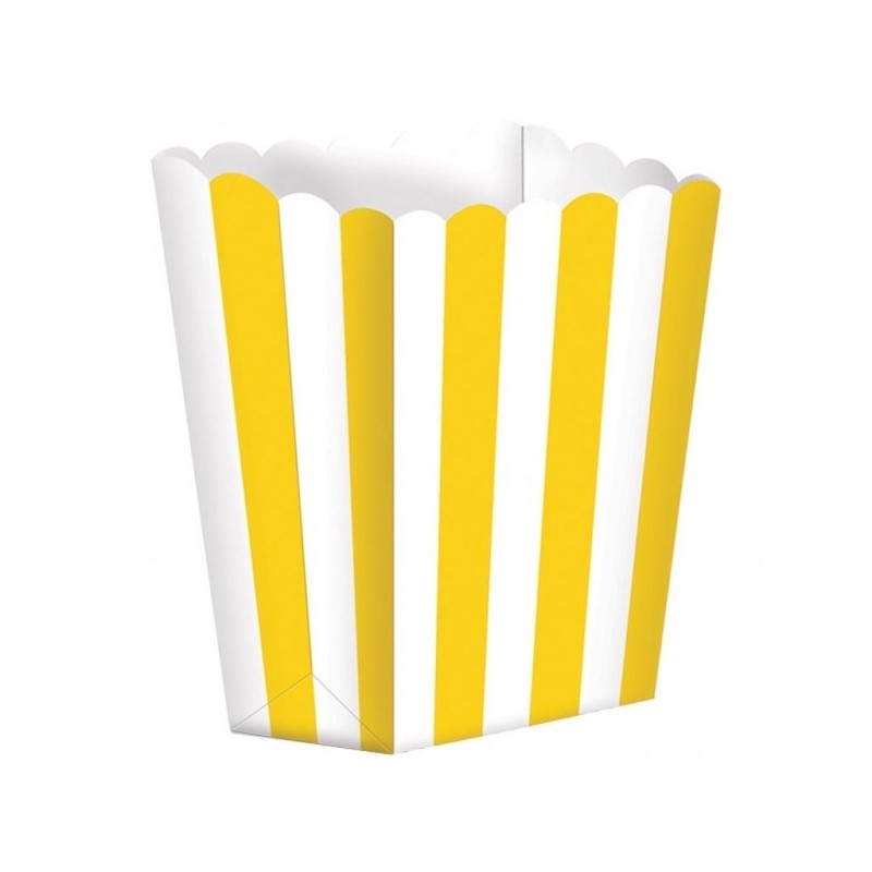 Бумажные коробочки для поп-корна, цвет - киви  9.5 x 13.5 cm, упакока  5 шт.