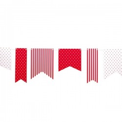 Baneris  karodziņi  3.6 m rozā