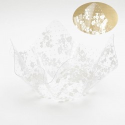 Вазочка для конфет, прозрачная, 225x225x12