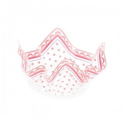 Konfekšu pārformulēdams rozā vāze 225x225x12