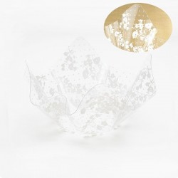 Вазочка для конфет, прозрачная, 13x13x7