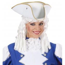 Белая треуголка из фетра