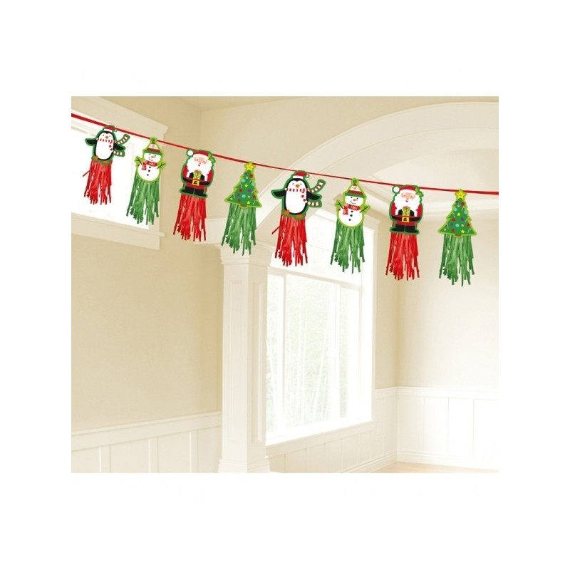 Tassel Garland Christmas Characters 2.4   m