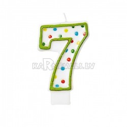 Свеча - цифра для торта,  7.6 см, 0 