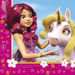 Бумажные салфетки двухслойные 20 шт.  MIA & ME