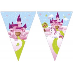 Vimpeļu (karodziņu)  virtene  (9 karodziņi) UNICORN﻿ svētku atribūtika﻿