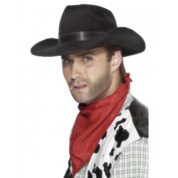 Gangstera cepure, melna, ar melnu lentu,