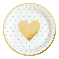 8 Plates Everyday love 23 cm