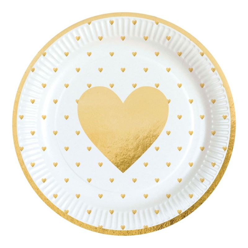 8 Plates Everyday love 23 cm
