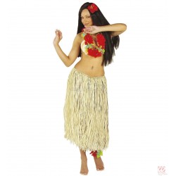 Гавайский комплект: юбка из  листьев пальмы,  78 см