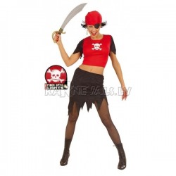 Pirātu lēdija kostīms - S