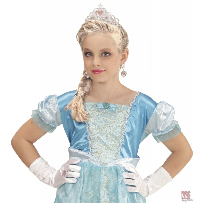 SNIEGA PRINCESE komplekts (tiara cimdi gredzens)