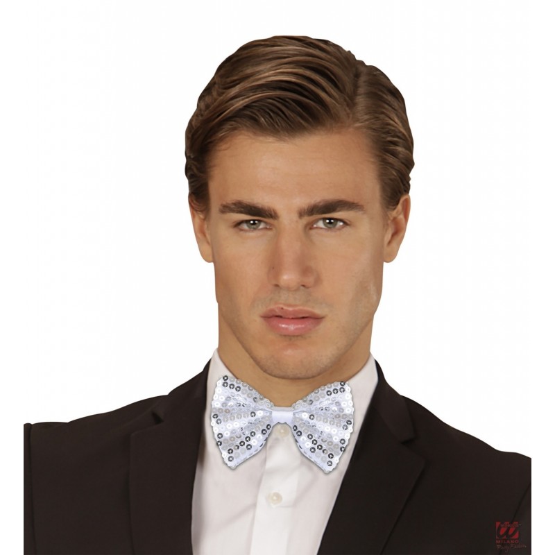 БАБОЧКА галстук серебро