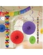 Piekaramie dekori, bumbas, pomponi, vēdekļi