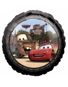 Шары с рисунком - круги, сердца, звезды