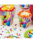 Popkorna, uzkodas, deserta trauciņi